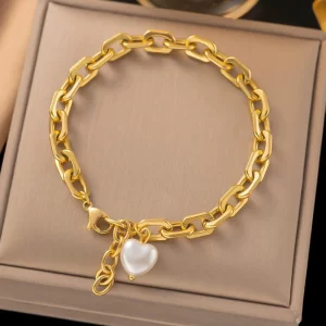 Chain Bracelet with Pearl 16199
