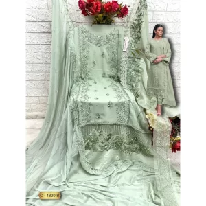 Simple Pakistani Mehndi Dress