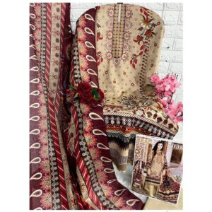 Pakistani Printed Cotton Dress Material