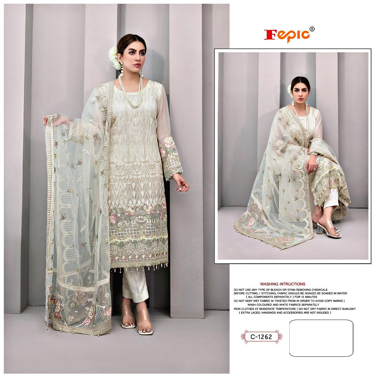 W Ethnic DESIGNER SALWAR SUIT WITH BOTTOM AND DUPATTA Semi-Stitched Suits