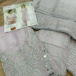 Organza Partywear Dress Material