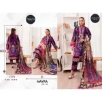 Purple Cotton Pakistani Suit