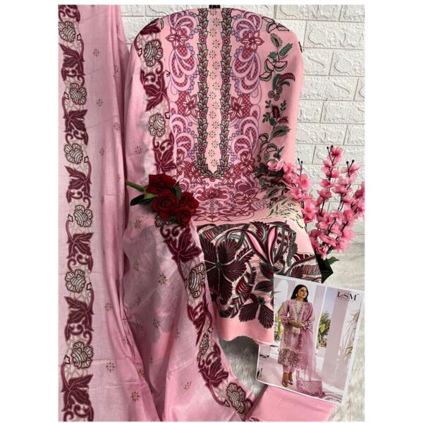 Women Cotton Dress Material with Cotton Dupatta