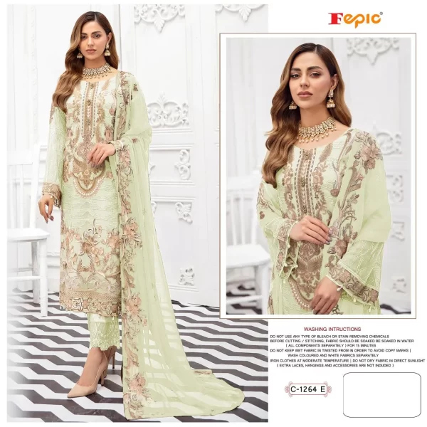 Georgette Embroidered Salwar Kameez