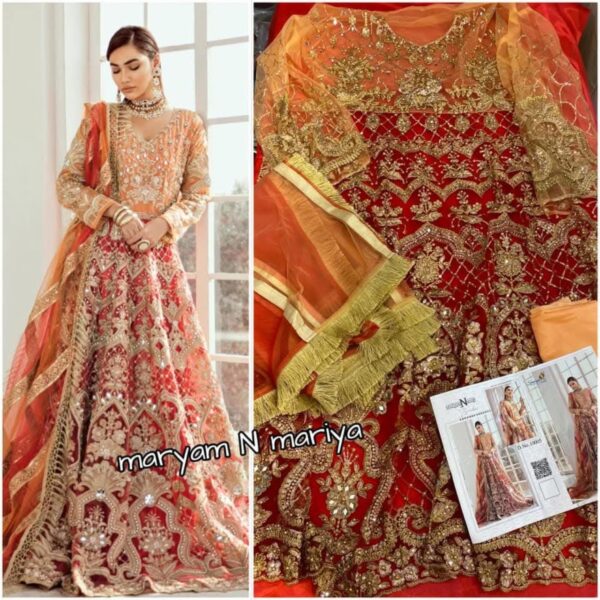 Pakistani Bridal Gown Dress for Wedding 3
