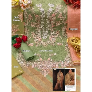 Pakistani Designer Lawn Replica Suit