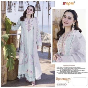 Heavy Embroidered Designer Salwar Kameez material