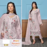Georgette Embroidered Dress materials