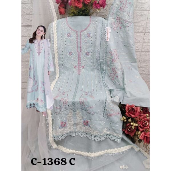 Heavy Embroidered Designer Salwar Kameez material