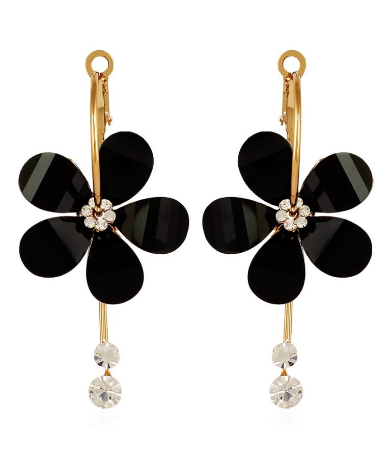 Black earrings for western dresses hotsell