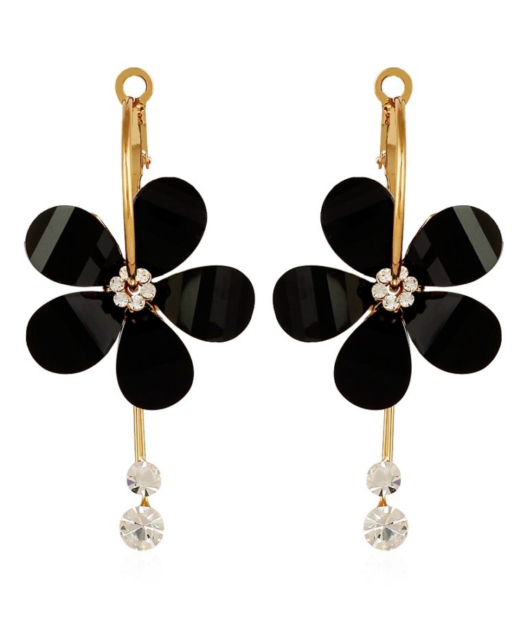 Buy Party Girl Stylish Black Earrings for Girls from Shining Diva Online @  ₹750 from ShopClues