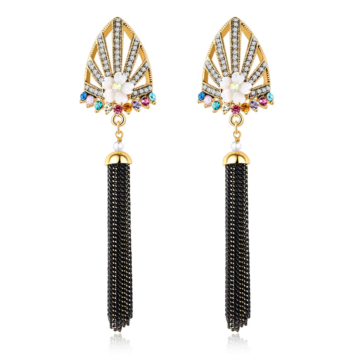 Buy Bold N Elegant Silk Thread Long Tassel Earrings Bohemia Vintage Ribbon  Dangle Earrings for Girls (Blue) Online at Lowest Price Ever in India |  Check Reviews & Ratings - Shop The World
