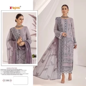 Pakistani Replica Embroidered Suit