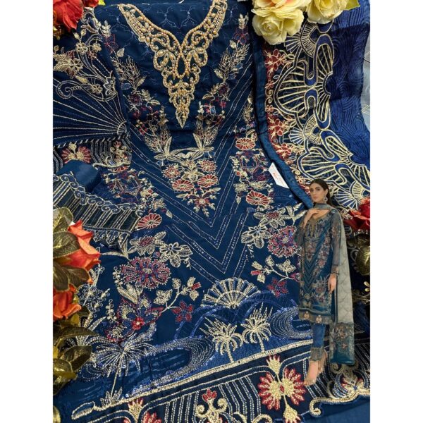 Georgette Replica Embroidered dress
