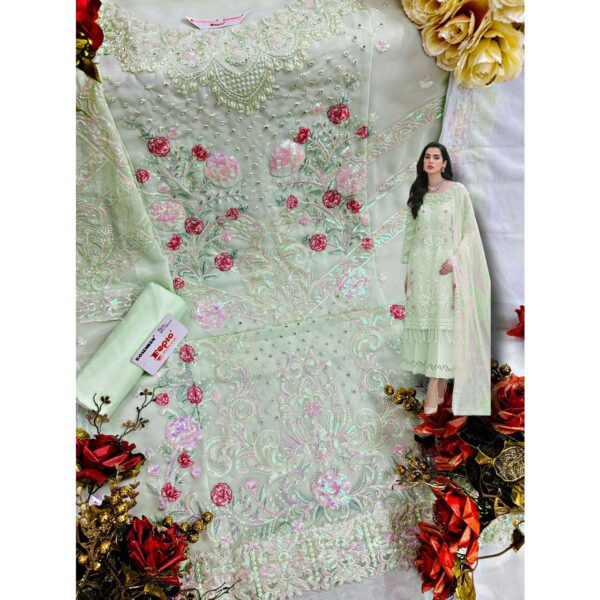 Georgette Replica Embroidered dress
