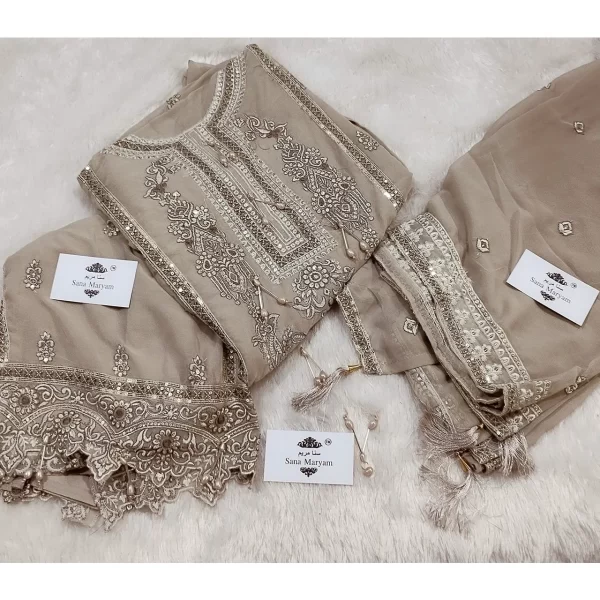 Premium Pakistani replica georgette dresses
