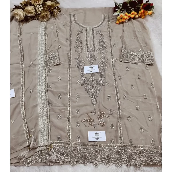 Premium Pakistani replica georgette dresses