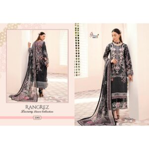 Pakistani Replica Cotton Embroidered dress | Buy Pakistani Cotton dress material online