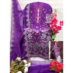 Pakistani Cotton Embroidered dress material
