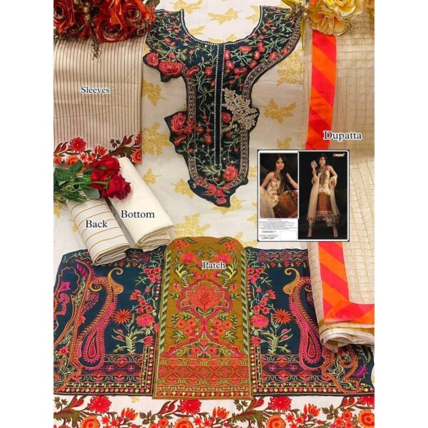 Pakistani Cotton Embroidered Dress