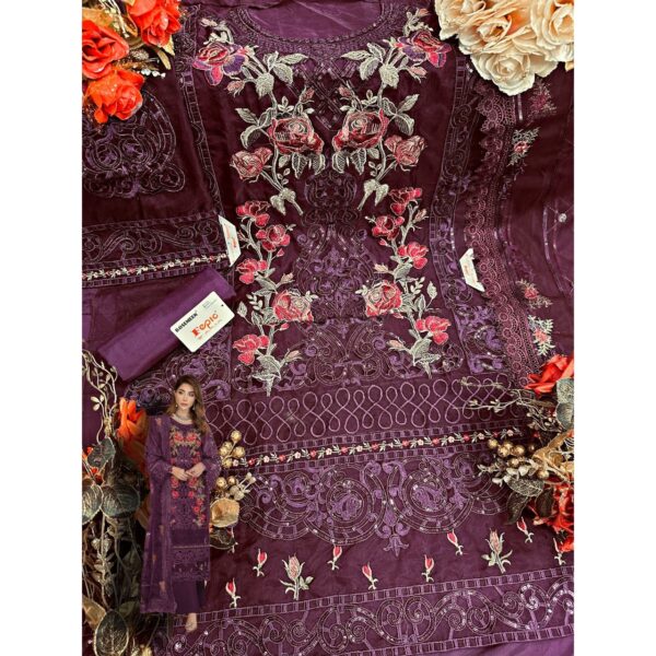 Heavy Embroidered Partywear Suit