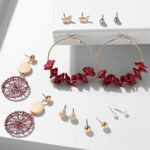 Casual Earrings Combo 7pairs