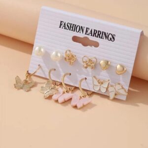 Gold Plated Studs Combo (ERG-8656)