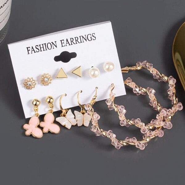 Trendy Studs and Earrings Combo